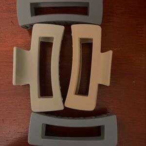 Large Matte Hair Claw Clip Set